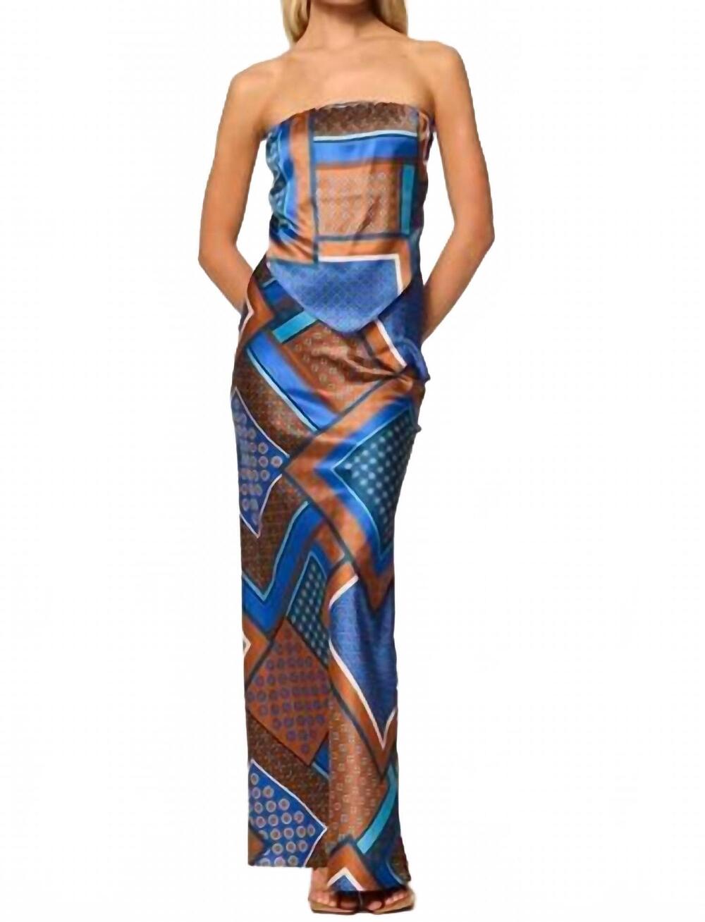 NEW MISA LOS ANGELES sierra skirt in tile patchwork